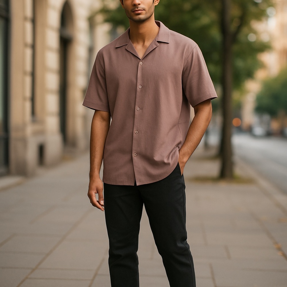 Lululemon Men's Brown Short Sleeve Shirt
